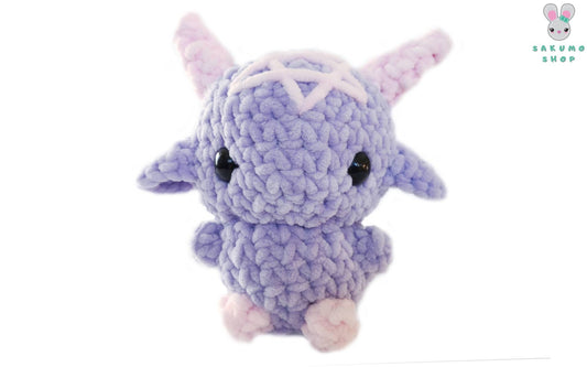 Baphomet Pastel Medio Amigurumi