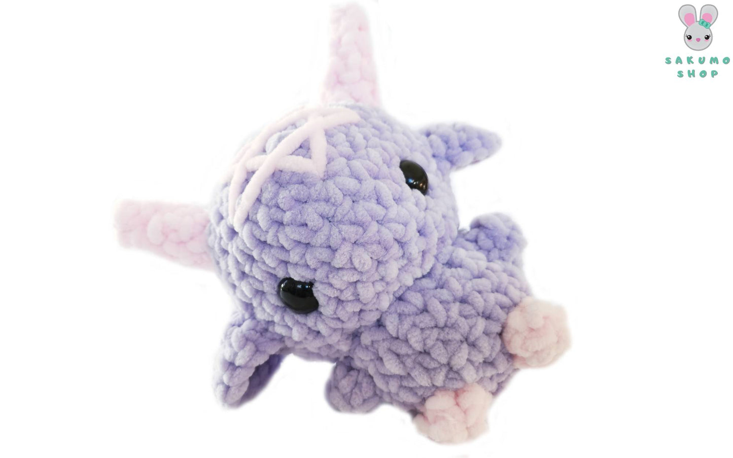 Baphomet Pastel Medio Amigurumi