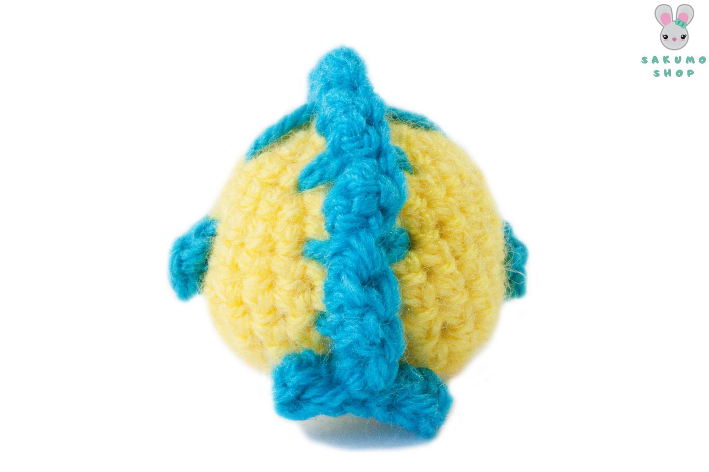 Flounder Amigurumi Portachiavi