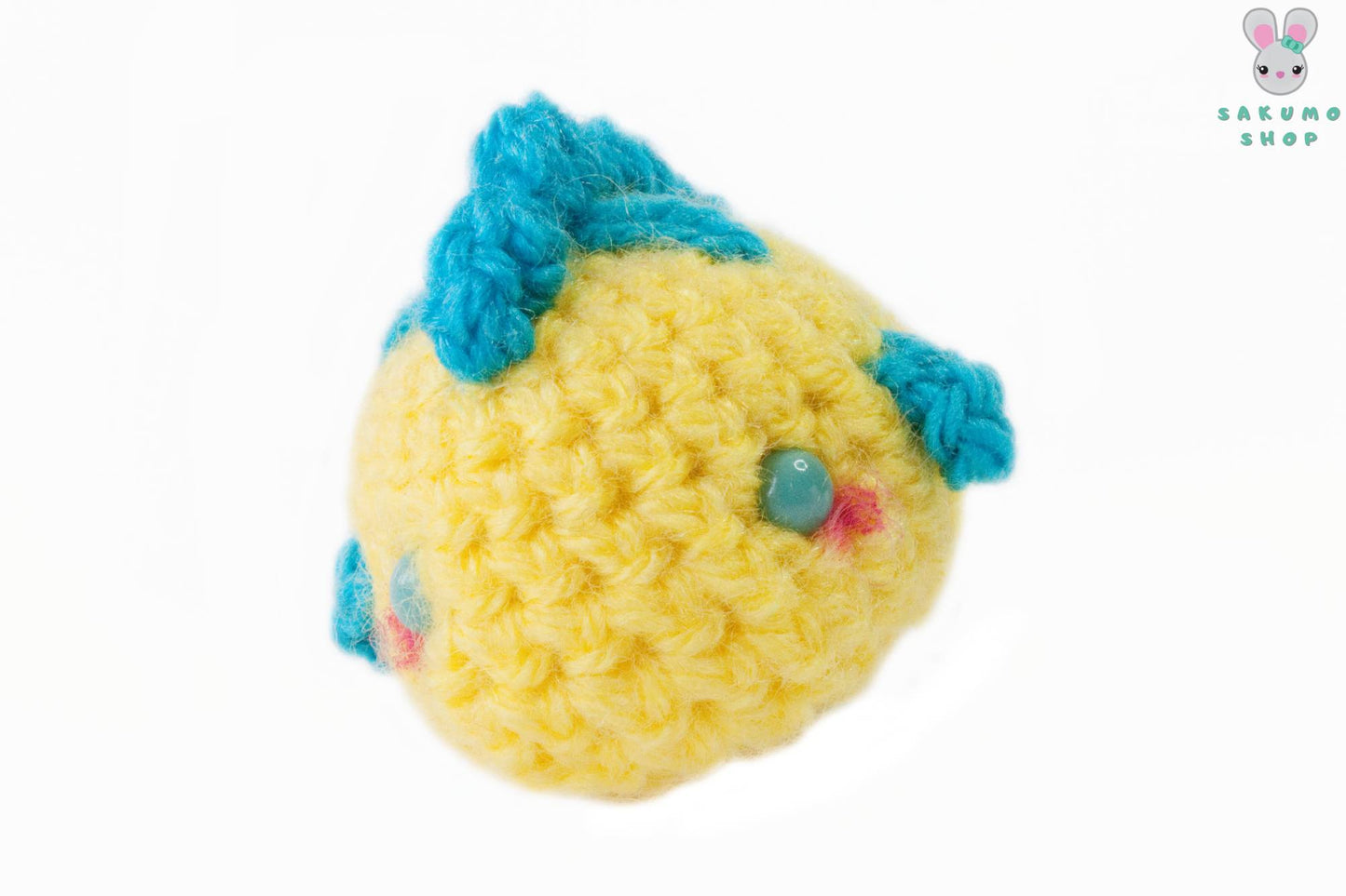 Flounder Amigurumi Portachiavi