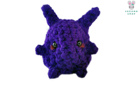 Gengar Amigurumi Portachiavi