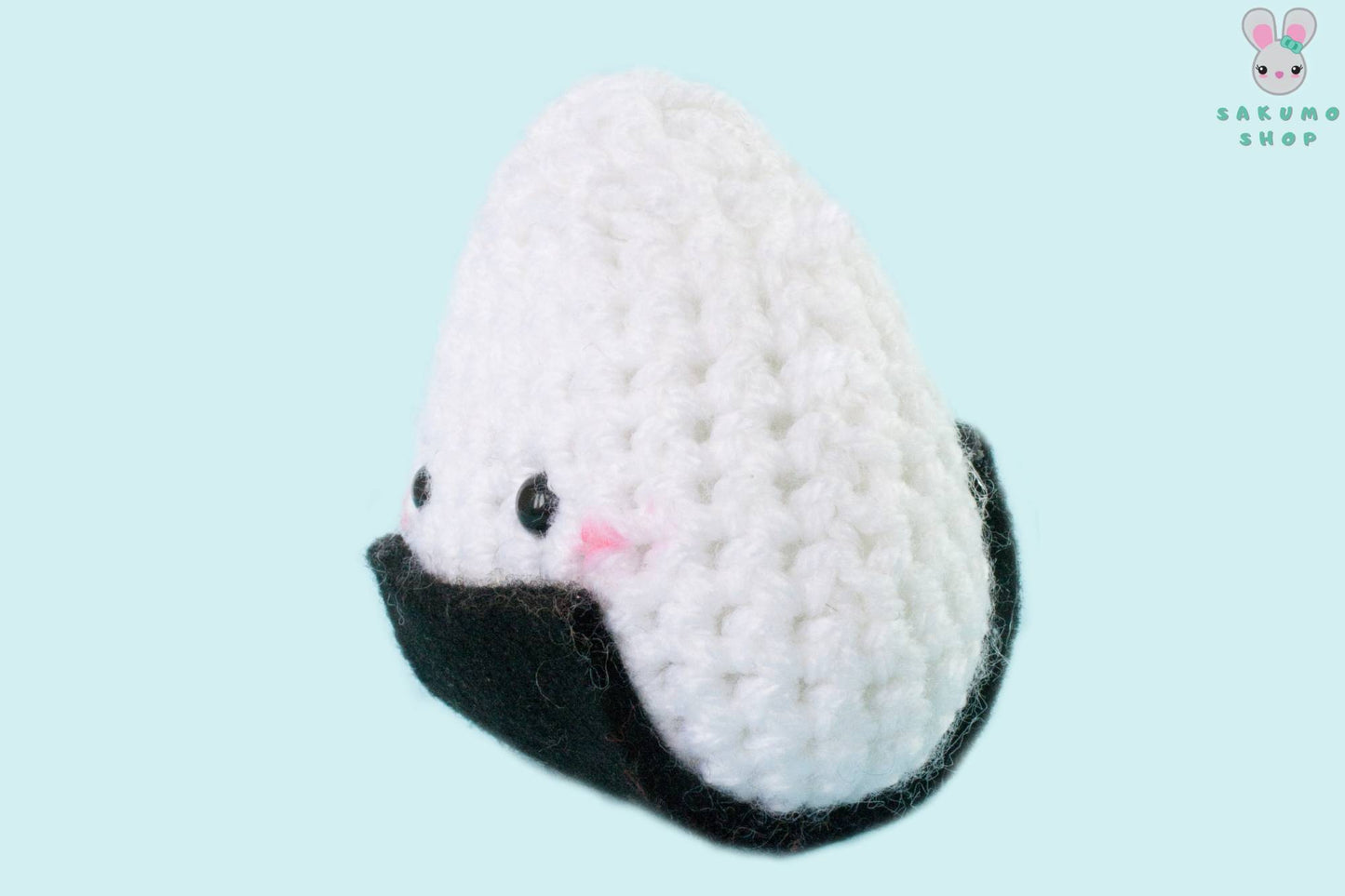 Onigiri  Amigurumi Peluche Pupazzo Cibo Giapponese Kawaii