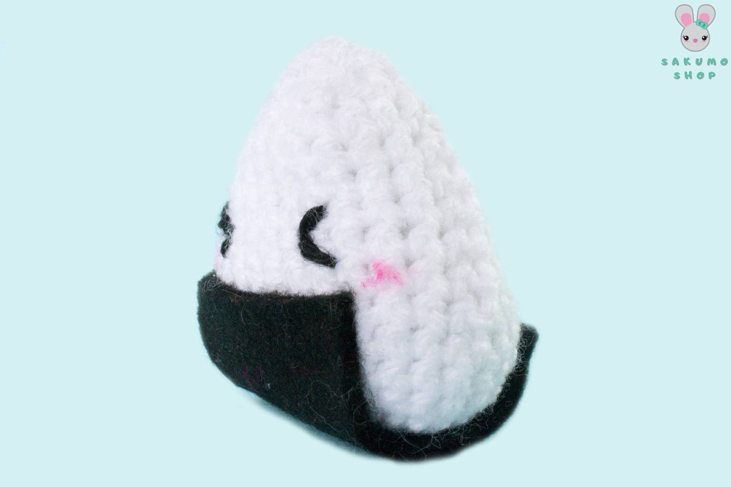 Onigiri  Amigurumi Peluche Pupazzo Cibo Giapponese Kawaii